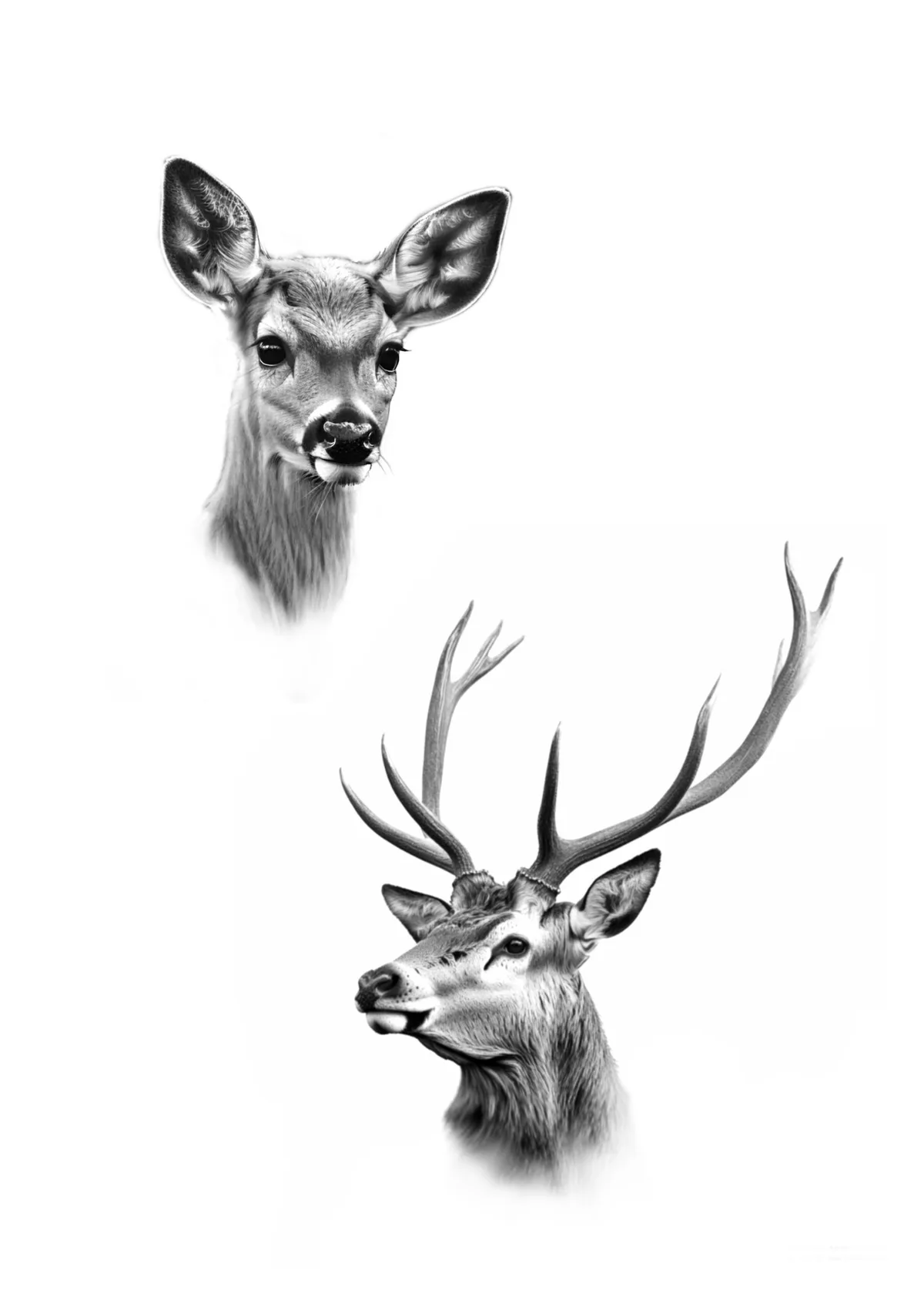 Dessin disponible — Biche & Cerf.