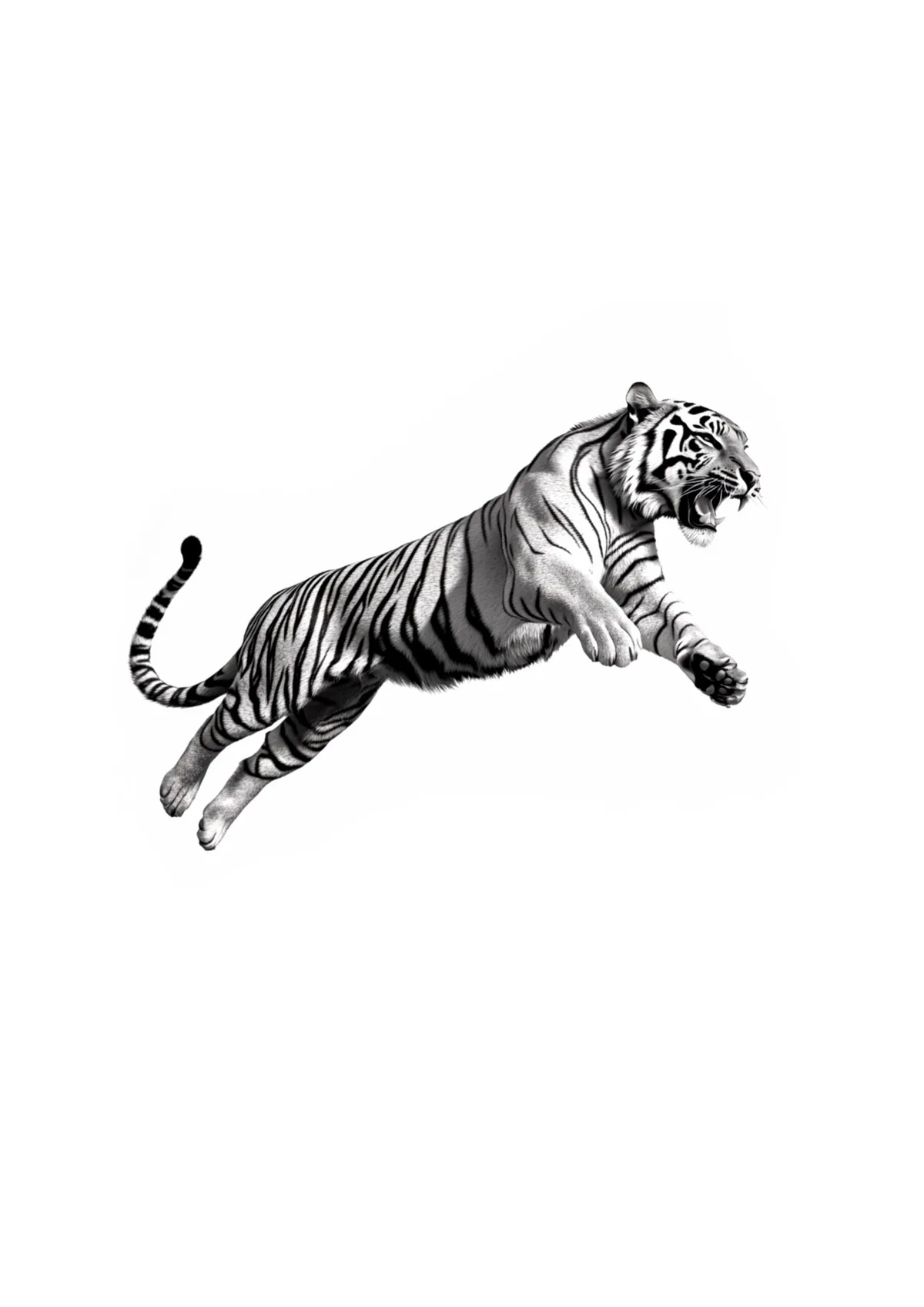 Dessin disponible — Tigre.